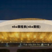 nba赛程表(nba赛程)